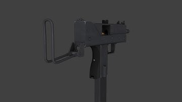 Blender 3D - Mac-10 render animation