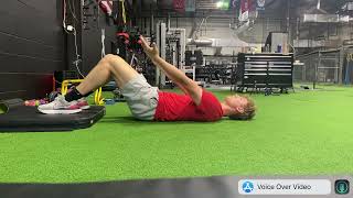 Hooklying Breathing w/ Low Reach