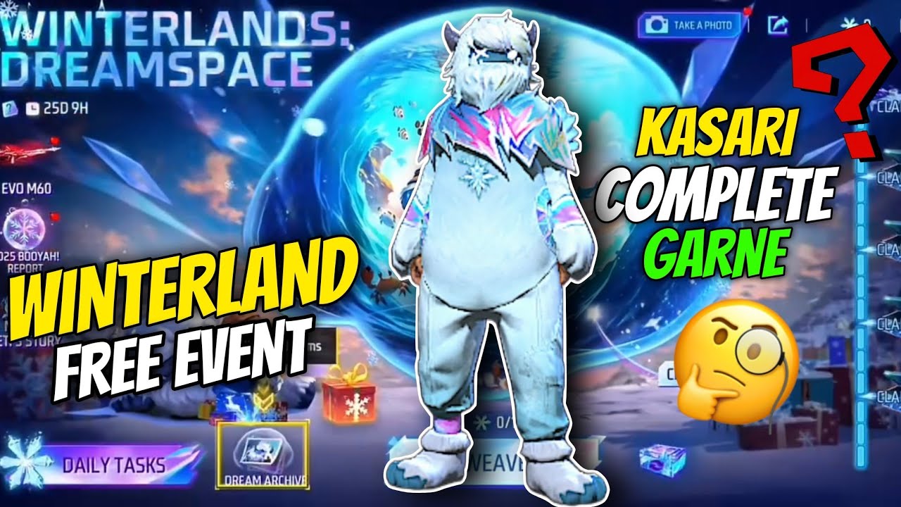 FREE YETI BUNDLE FROM WINTERLAND DREAMSPACE EVENT|HOW TO COMPLETE WINTERLAND EVENT|BD SERVER EVENT
