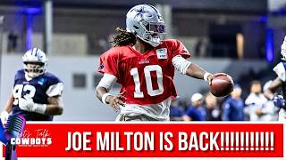 Breaking Cowboys News! Joe Milton