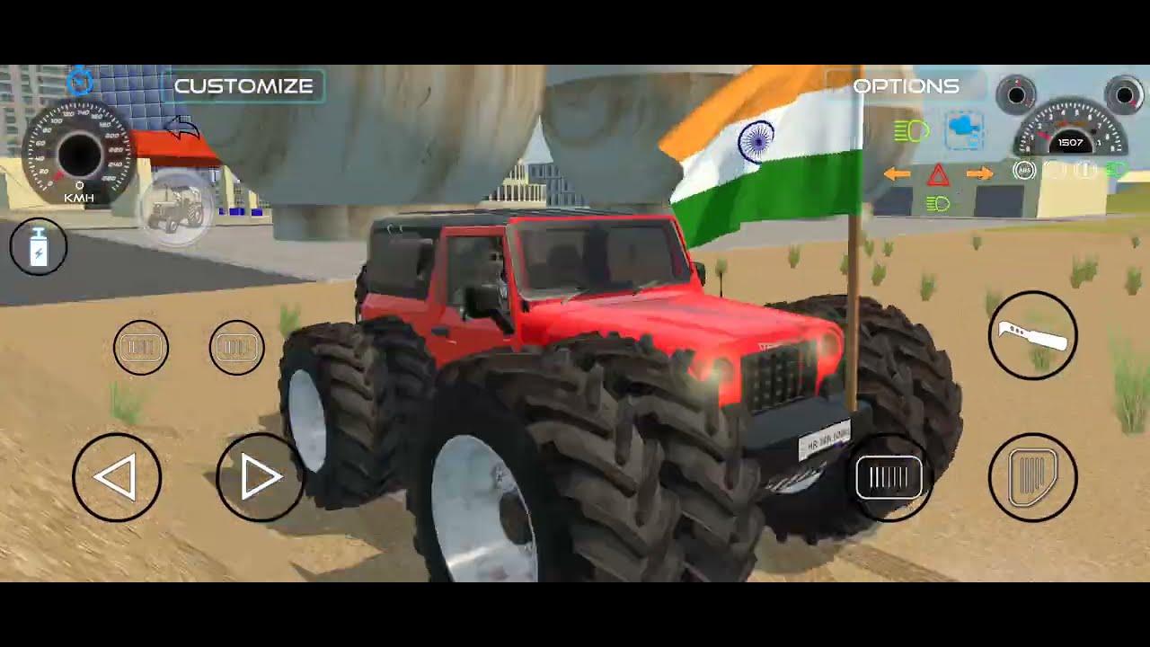 Mahindra full speed driving video indian vehicles simulator 3d video 😱