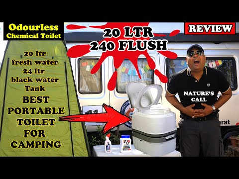 PORTABLE TOILET FOR CAR CAMPING, FEMALES, TRAVELERS, CAMPER VANS, MOTORHOMES, RV'S | TRAVEL HACKS