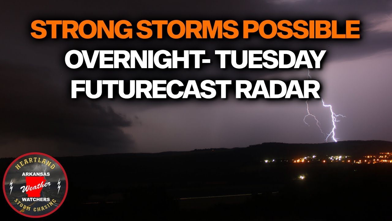 Strong Storms Expected Overnight | Futurecast Radar 8/7/23-8/8/23 - YouTube