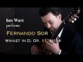 Fernando Sor - Minuet in D major, Op. 11,  No. 4
