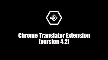 Translator 4.2 | how I made Chrome Translator Extension