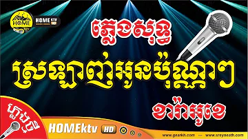 ស្រឡាញ់អូនប៉ុណ្ណាៗ ភ្លេងសុទ្ធ ( ស្រលាញ់អូនប៉ុនណា ) Cover ថ្មី