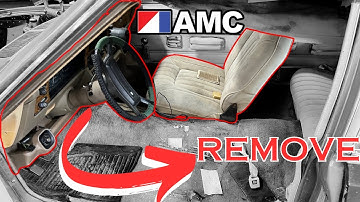 Budget AMC Drag Car Build Part 2 - Interior, Dash, & Column Removal!