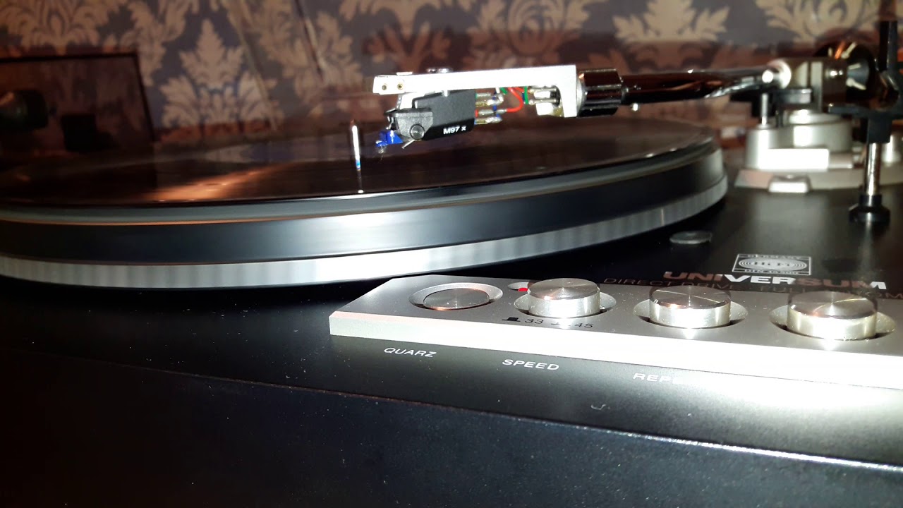 Universum F2095 turntable after redamping lift YouTube