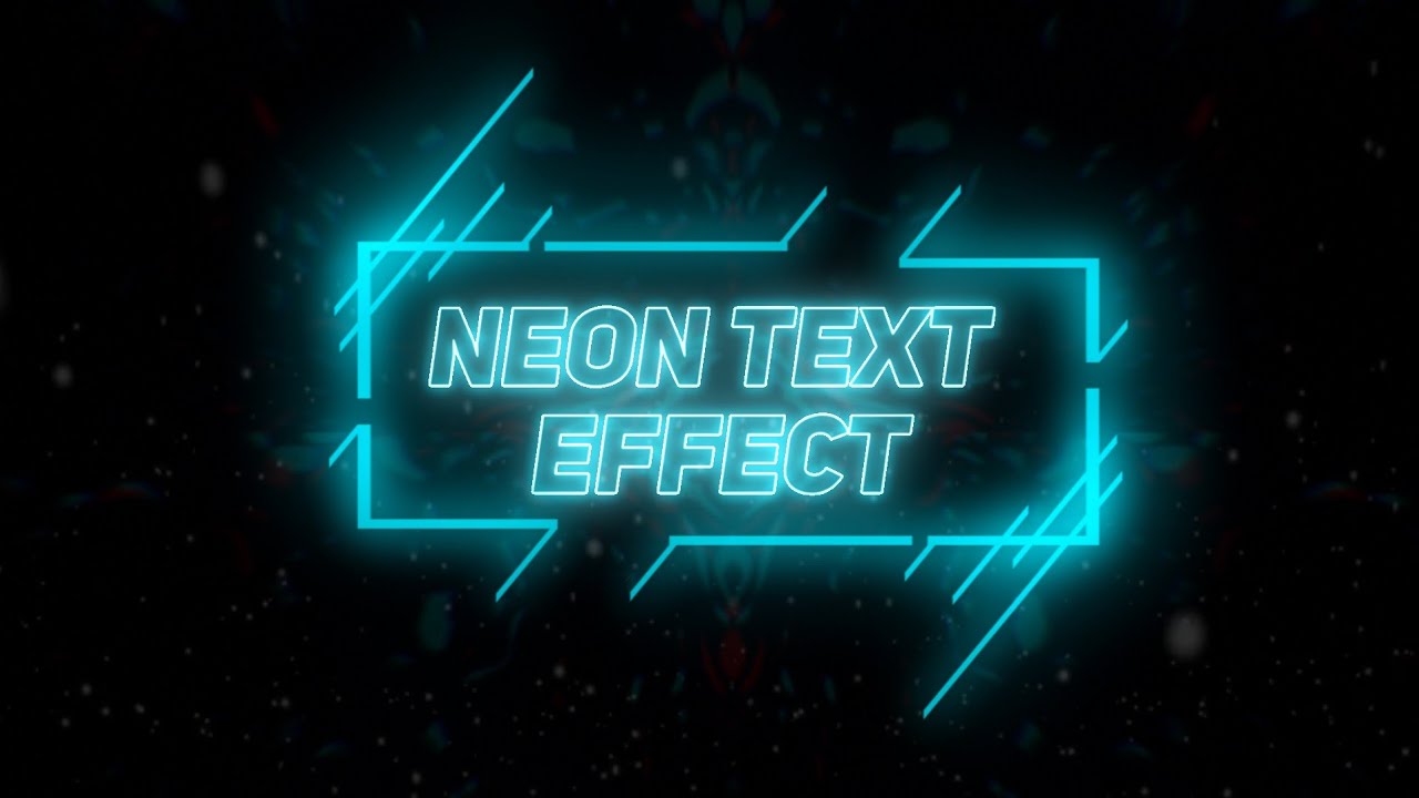 How To Create Neon Text Animation | PS CC & Kinemaster Tutorial | Aniket Graphics