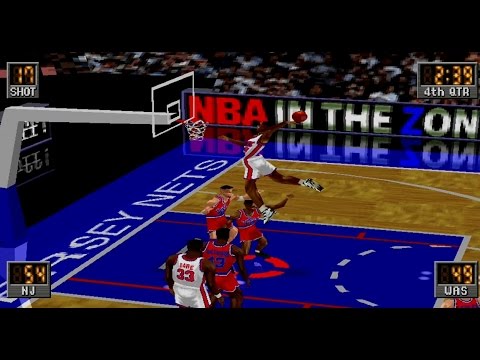 NBA in the Zone 2 Gameplay Exhibition Match (PlayStation,PSX) - YouTube