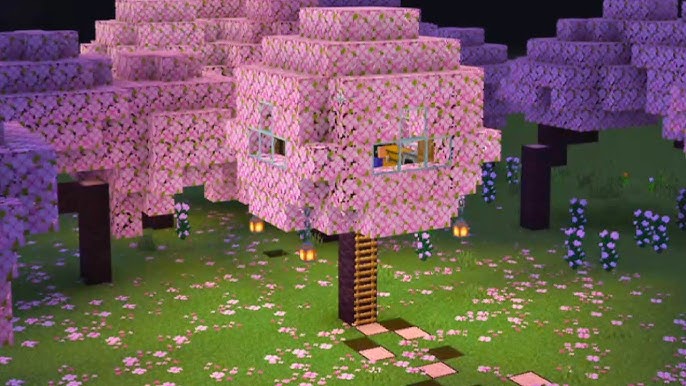 Casa Rosa de Cerejeira #minecraft