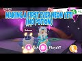 Making a First Ever NEON YETI (No potion) in Adopt me! Roblox