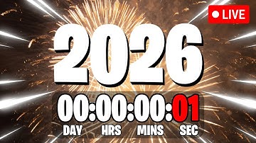 New Year 2026 Countdown 🎇 All Countries & Time Zones