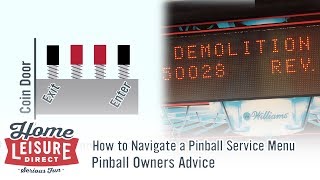How to Navigate a Pinball Machine Service Menu (Bally, Williams, SEGA and STERN)