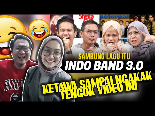 😂Tengok Video ini SAMPAI MAU NANGIS😂Sambung Lagu Itu! Indo Band 3.0 | SEISMIK Challenge | INDOREACT class=