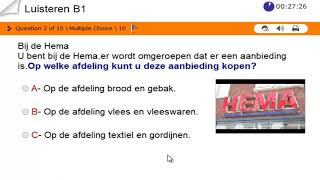 Luisteren examen B1 Oefenen