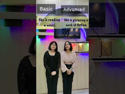 Basic vs Advanced | kids English Connection #shorts Spoken English | learn advanced English
