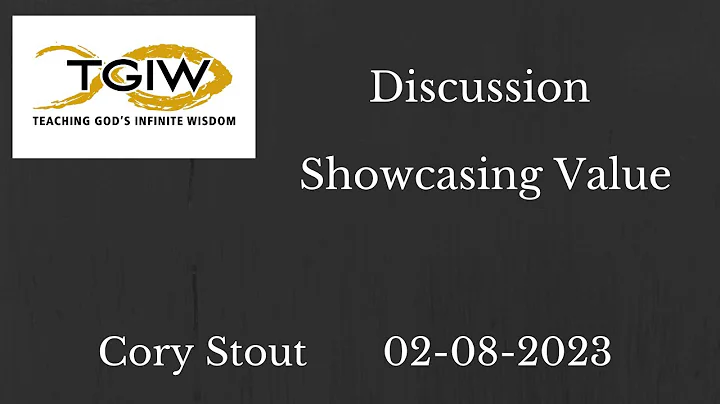 Discussion with Cory Stout February 7th-8th, 2023 ...