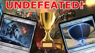 THESE NEW CARDS WERE UNSTOPPABLE!  Skorpekh Lord Simulacrum Synthesizer (Legacy Artifacts MTG)