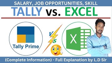 #tally vs #excel Which is Better | Tally course kare ya Excel | Salary after tally & Excel Course ||