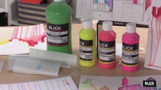 Blick Lesson Plans:  Stencil City Skyline