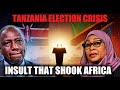 Breaking Tanzania Crisis Samia Suluhu Insults Kenyans During Swearing In A Military Base