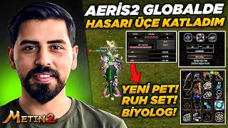 AERİS2 GLOBALDE HASARI ÜÇE KATLAYAN GELİŞİMLERİ YAPTIM! |  #metin2 #aeris2 #metin2pvp