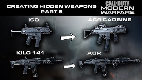 Modern Warfare Warzone - Creating Hidden Weapons Part 6