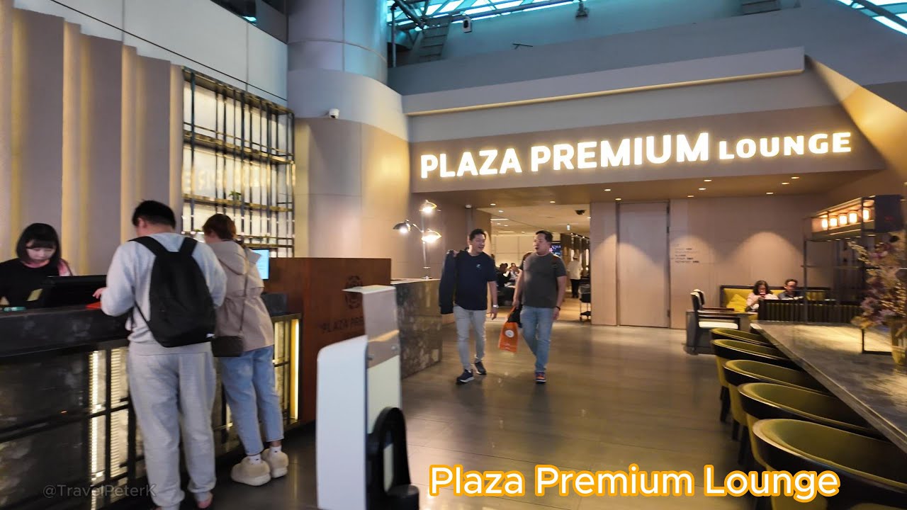 Plaza Premium Lounge at the terminal 2 in TPE airport