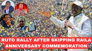 Unbowed President Ruto ROARS in Kabarnet,Baringo after Sifuna,Opposition took over Raila anniversary