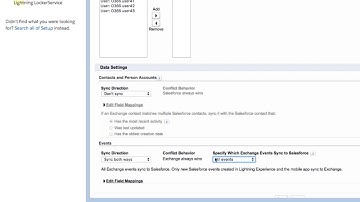 Sales Cloud: Bi-directional Event Sync for Exchange