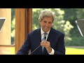 John Kerry on the urgency of global climate action