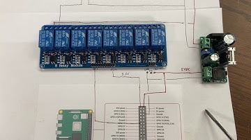 Raspberry Pi 8 channel relay with voltage converter OpenSprinkler