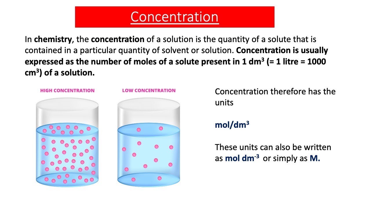 What is concentration? 