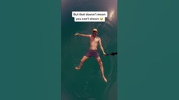 Thumbnail of Can you DROWN in The Dead Sea? (Jordan) #shorts