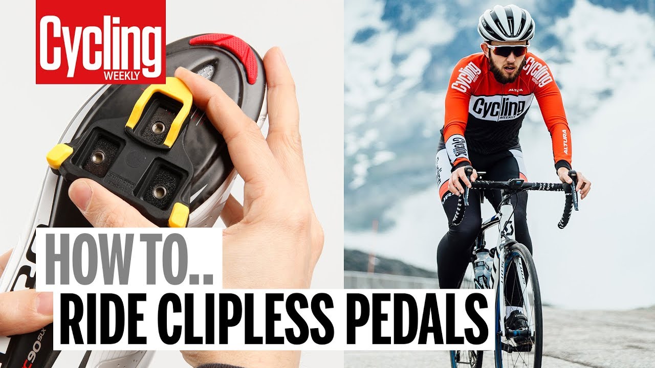 riding with clipless pedals