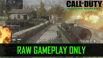 Call of Duty: Modern Warfare Remastered RAW GAMEPLAY ONLY (1080p 60fps)