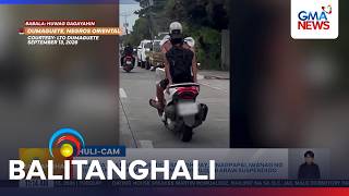 Rider na tila nag-exhibition sa highway, pinagpapaliwanag ng LTO... | Balitanghali