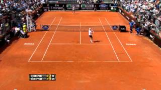 Atp Ms1000 Rome Qf Tomas Berdych Def. Novak Djokovic 2-6 7-5 6-4 Highlights Hq