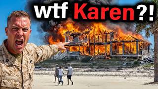 Karen Neighbor Destroyed My $1M Dollar Beach House While I Was Deployed!