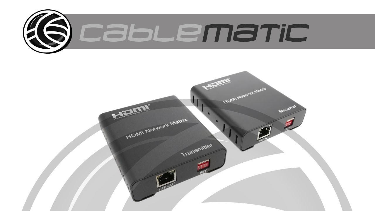 Extensor multiplicador HDMI a través de LAN Rx - Cablematic