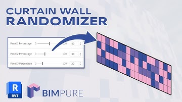 Randomize Revit Curtain Panels with Percentage | Dynamo Tutorial