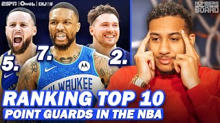 Ranking Top 10 Point Guards In The NBA | Numbers On The Board