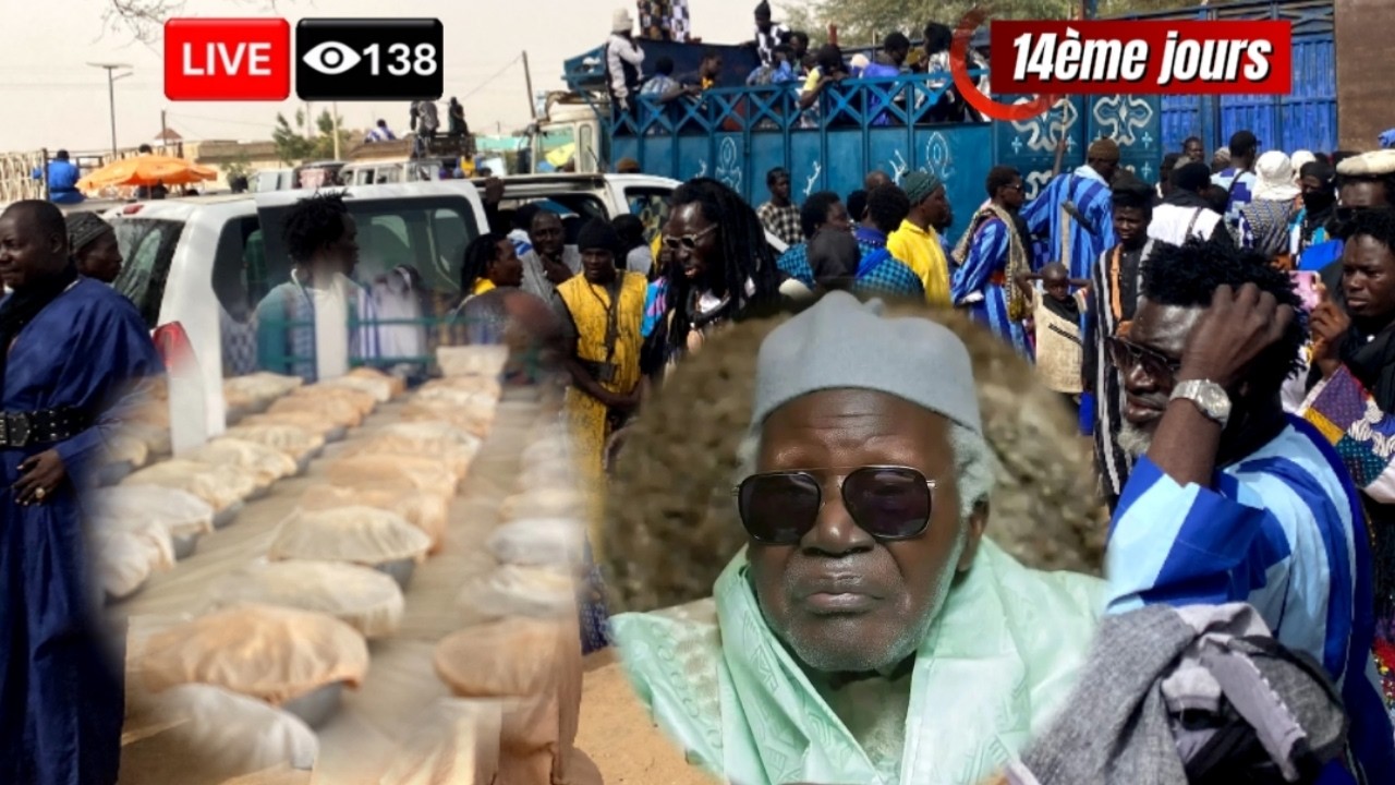 🛑🛑EN DIRECT 14 EME jours   ndogou khalif général des baye fall  1447H -2026 RAMADAN