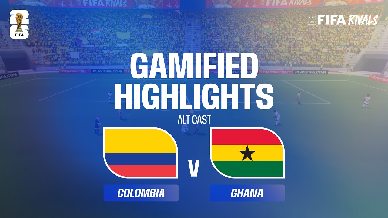 Resumen: Alt Cast Highlights: Colombia v Ghana | FIFA World Cup 2026™