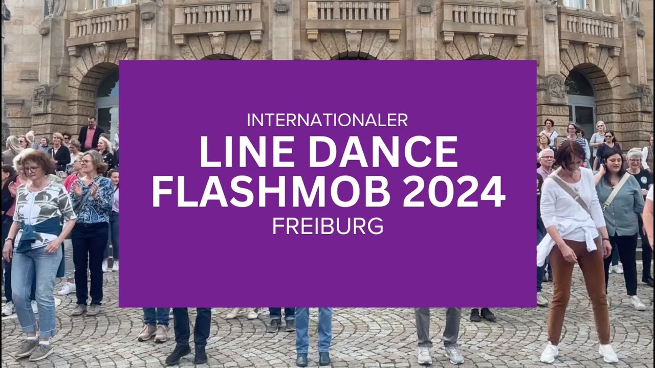 International Line Dance Flashmob 2024 in Freiburg, Germany | "Stand By Me"