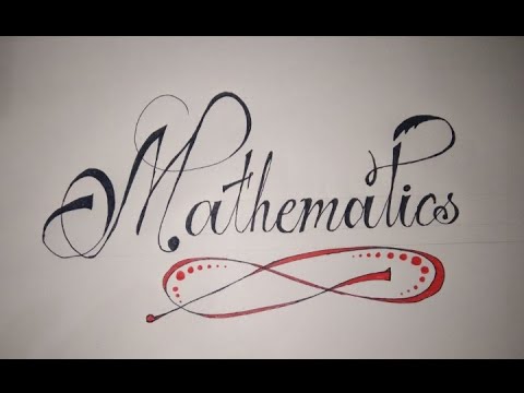 maths assignment in calligraphy