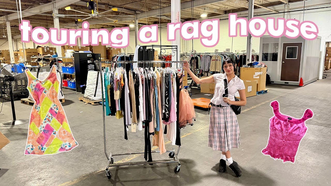 thrifting at a HUGE rag house + curating a rack for YOU!!!