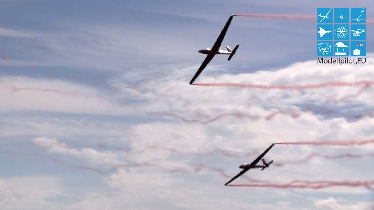 Tim Schaerer 2X SWIFT S1 ANDI & TIM SCHAERER RC GLIDER AIRSHOW FLIGHT JET WORLD ...