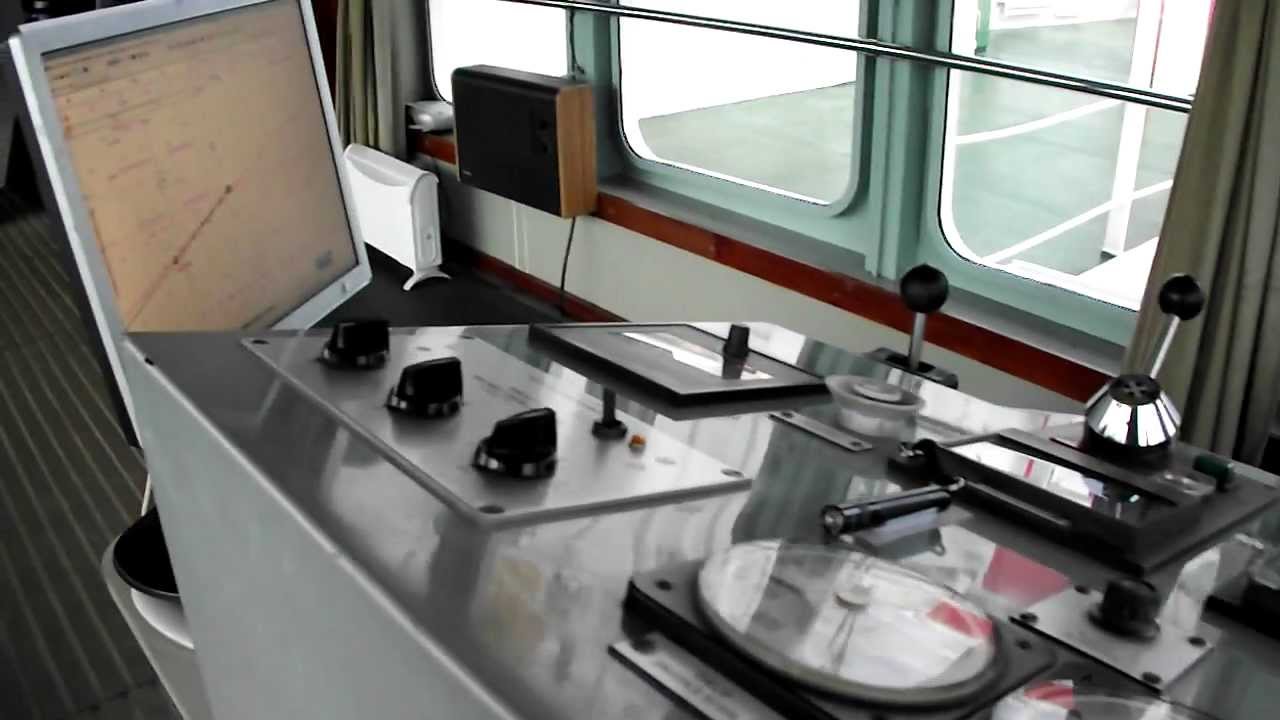 M.V. Lord of the Isles bridge on Ardrossan - Brodick #1